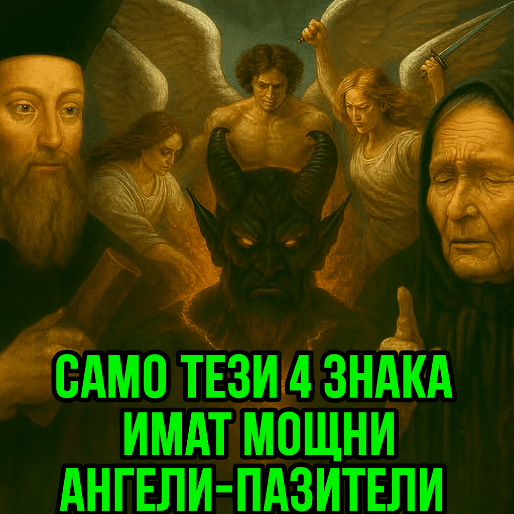 САМО ТЕЗИ 4 ЗНАКА ИМАТ МОЩНИ АНГЕЛИ-ПАЗИТЕЛИ